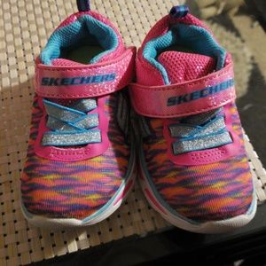 Girls Sketchers light up shoes